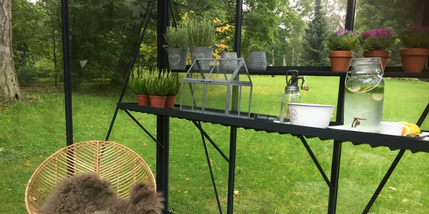 ALU-SHELF 40 - siltumnīcas plaukts (D-40 cm)