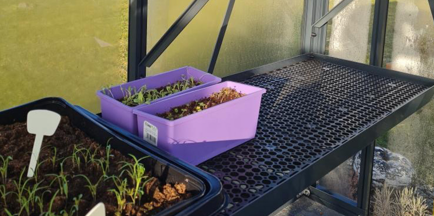 ALU-SHELF 40 - siltumnīcas plaukts (D-40 cm)